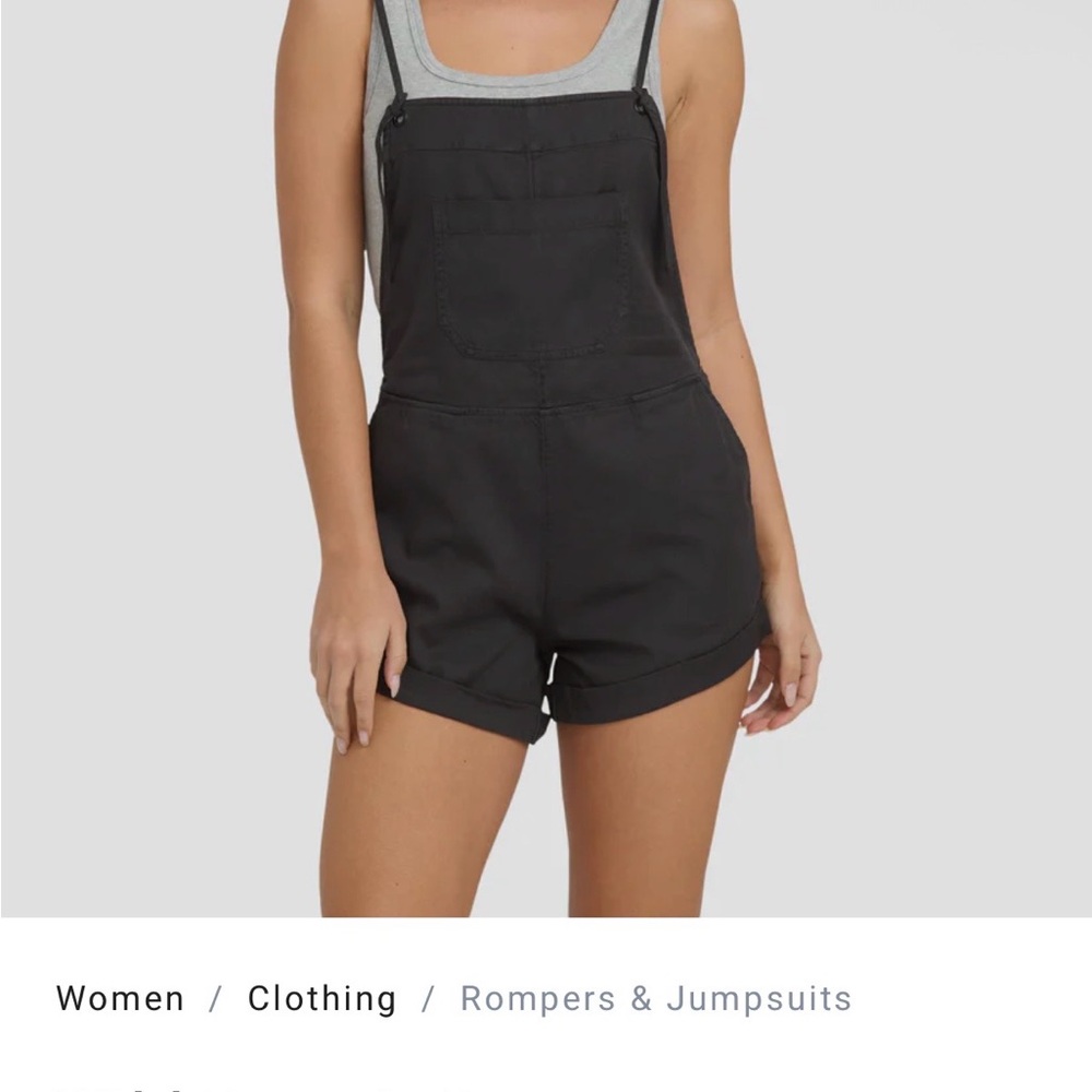 Billabong Black Wild Pursuit Romper